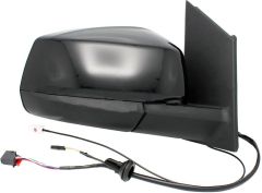 Volkswagen Caddy 2020-2025 Electric Heated Power Folding With Lane Change Assist & FM2 Radio Aerial Primed (Suitable for Painting) Wing Mirror Unit Driver Side