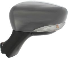 Renault Clio 2012-2016 Electric Heated Power Folding Primed (Suitable for Painting) Wing Mirror Unit Passenger Side