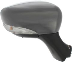 Renault Clio 2012-2016 Electric Heated Primed (Suitable for Painting) Wing Mirror Unit Driver Side