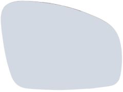 Skoda Fabia 2007-2010 Non-Heated Clear Tinted Convex Wing Mirror Glass Driver Side