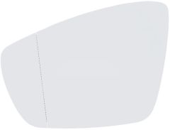 Volkswagen Polo 2009-2013 Non-Heated Clear Tinted Aspherical Wing Mirror Glass Passenger Side