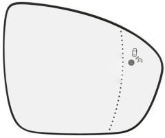 Renault Captur 2024-2026 Heated Clear Tinted Aspherical (Blind Spot Detection) Wing Mirror Glass Driver Side