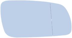 Volkswagen Bora 1998-2001 Heated Blue Tinted Aspherical Wing Mirror Glass Driver Side