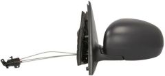 Skoda Roomster 2010-2015 Manual (Cable Toggle) Black Wing Mirror Unit Passenger Side