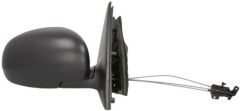 Skoda Roomster 2006-2010 Manual (Cable Toggle) Black Wing Mirror Unit Driver Side