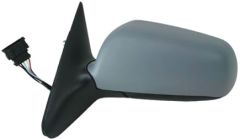 Skoda Octavia 1998-2000 Electric Heated Primed (Suitable for Painting) Wing Mirror Unit Passenger Side