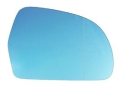 Audi Q3 2011-2015 Heated Blue Tinted Aspherical Wing Mirror Glass Driver Side