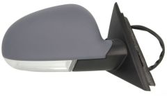 Skoda Superb 2006-2008 Electric Heated Primed (Suitable for Painting) Wing Mirror Unit Driver Side