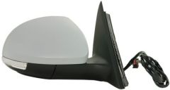 Skoda Yeti 2009-2013 Electric Heated Primed (Suitable for Painting) Wing Mirror Unit Driver Side