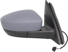 Skoda Rapid 2013-2017 Electric Heated Primed (Suitable for Painting) Wing Mirror Unit Driver Side