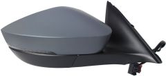 Skoda Octavia 2024-2026 Electric Heated Primed (Suitable for Painting) Wing Mirror Unit Driver Side