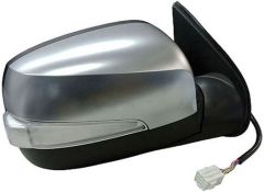 Isuzu D-Max 2006-2012 Electric Power Folding With Indicator Chrome Wing Mirror Unit Driver Side