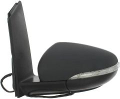 Volkswagen Touran 2010-2015 Electric Heated Black Wing Mirror Unit Passenger Side