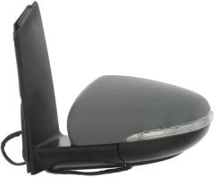 Volkswagen Touran 2010-2015 Electric Heated Power Folding Primed (Suitable for Painting) Wing Mirror Unit Passenger Side