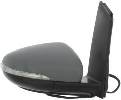 Volkswagen Touran 2010-2015 Electric Heated Primed (Suitable for Painting) Wing Mirror Unit Driver Side