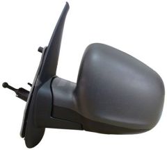 Renault Kangoo 2013-2016 Manual (Cable Toggle) Primed (Suitable for Painting) Wing Mirror Unit Passenger Side