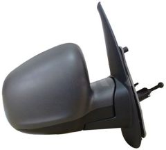 Renault Kangoo 2013-2016 Manual (Cable Toggle) Primed (Suitable for Painting) Wing Mirror Unit Driver Side