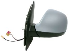 Volkswagen Caravelle 2010-2016 Electric Heated With FM/AM1 Radio Aerial Primed (Suitable for Painting) Wing Mirror Unit Passenger Side