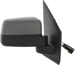 Ford Tourneo Connect 2009-2013 Electric Heated Single Glass Primed (Suitable for Painting) Wing Mirror Unit Driver Side