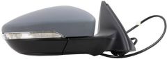 Volkswagen Jetta 2011-2015 Electric Heated Primed (Suitable for Painting) Wing Mirror Unit Driver Side