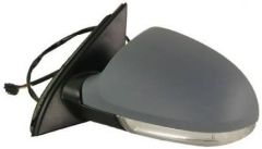 Volkswagen Passat 2005-2011 Electric Heated Power Folding With Memory Primed (Suitable for Painting) Wing Mirror Unit Passenger Side