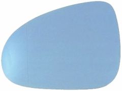 Volkswagen Touareg 2010-2015 Heated Blue Tinted Aspherical Wing Mirror Glass Passenger Side