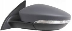 Volkswagen Passat 2011-2015 Electric Heated Power Folding With Memory Primed (Suitable for Painting) Wing Mirror Unit Passenger Side