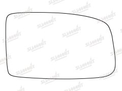 Peugeot 605 1990-1998 Clear Convex Stick On Wing Mirror Glass Driver Side