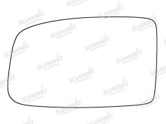 Peugeot 605 1990-1998 Clear Convex Stick On Wing Mirror Glass Passenger Side