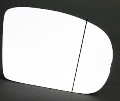 Mercedes C-Class 2000-2007 Clear Aspherical Stick On Wing Mirror Glass Driver Side