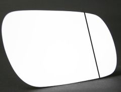 Mazda 6 2002-2007 Clear Aspherical Stick On Wing Mirror Glass Driver Side