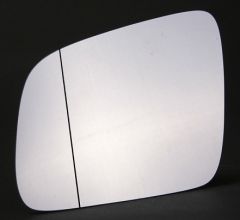 Mercedes C-Class 2007-2009 Clear Aspherical Stick On Wing Mirror Glass Passenger Side