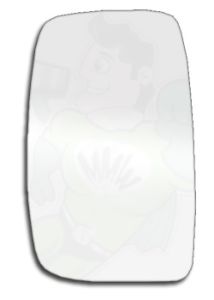 Peugeot Expert 2007-2016 Clear Convex (Single Glass Type) Stick On Wing Mirror Glass Driver Side