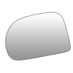 Hyundai Atoz 1997-1999 Non-Heated Convex Wing Mirror Glass Passenger Side