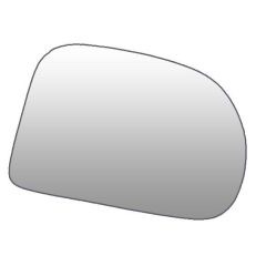 Hyundai Atoz 1997-1999 Non-Heated Convex Wing Mirror Glass Driver Side