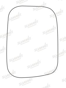 Nissan Urvan 1979-1995 Clear Convex Stick On Wing Mirror Glass Driver Side