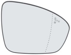 Renault Clio 2023-2025 Heated Clear Tinted Aspherical (Blind Spot Detection) Wing Mirror Glass Driver Side