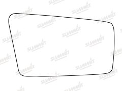 Austin Metro 1980-1990 Clear Convex Stick On Wing Mirror Glass Driver Side