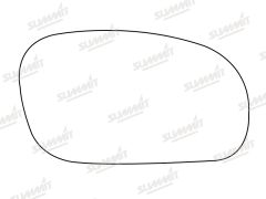 Daewoo Espero 1997-1998 Clear Convex Stick On Wing Mirror Glass Driver Side