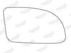 Daewoo Espero 1995-1997 Clear Convex Stick On Wing Mirror Glass Driver Side