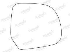 Nissan Pixo 2009-2015 Clear Convex Stick On Wing Mirror Glass Driver Side