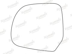 Nissan Pixo 2009-2015 Clear Convex Stick On Wing Mirror Glass Passenger Side