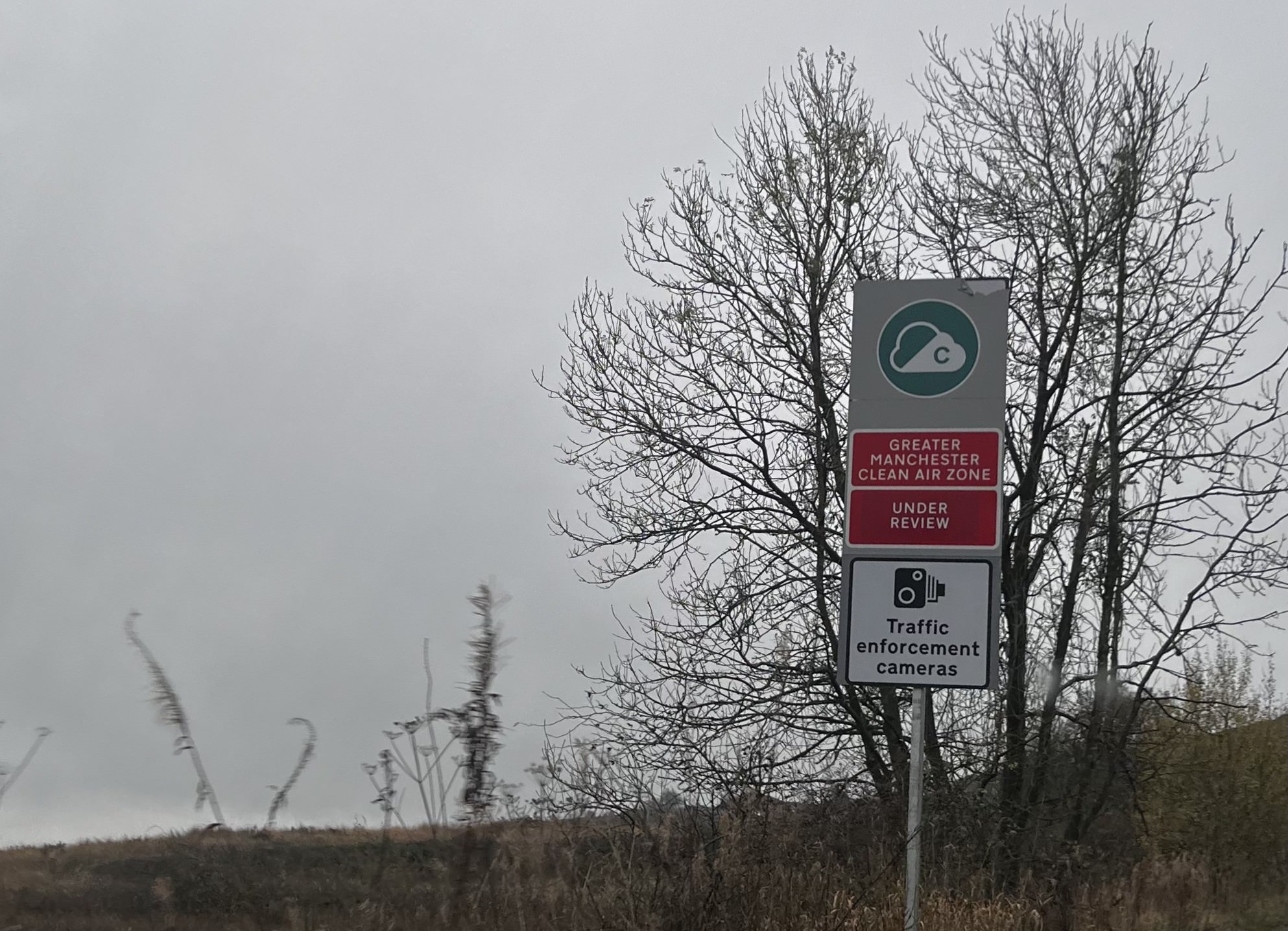 Greater Manchester Clean Air Zone Sign